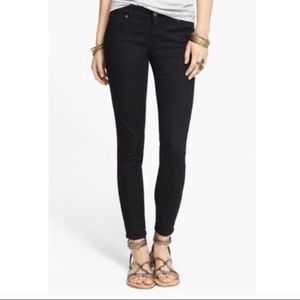 Free People Black Skinny Jeans 27